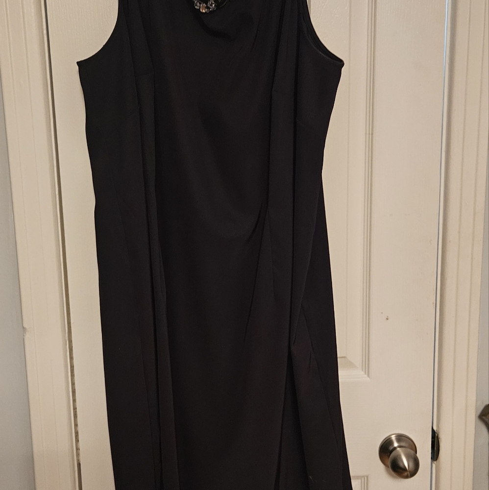 Chic Purple Sleeveless Midi Dress